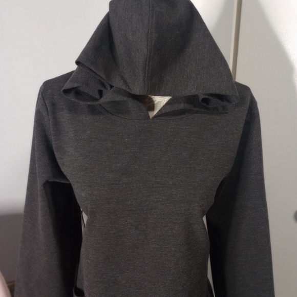 Charcoal Shannon Passero Gray Women's Hoodie - Picture 7 of 11